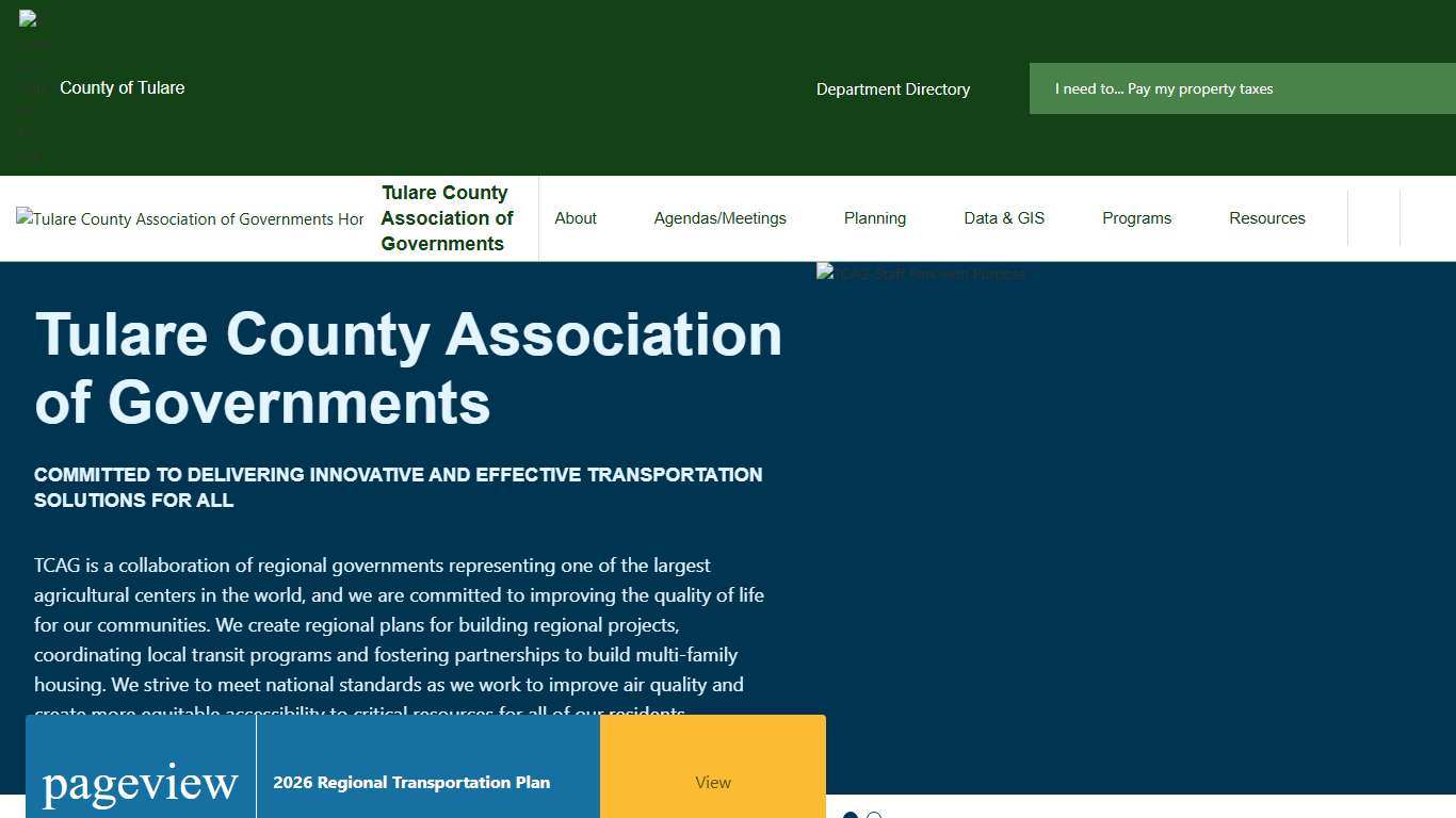 Tulare County Association of Governments Tulare County Association of Governments
